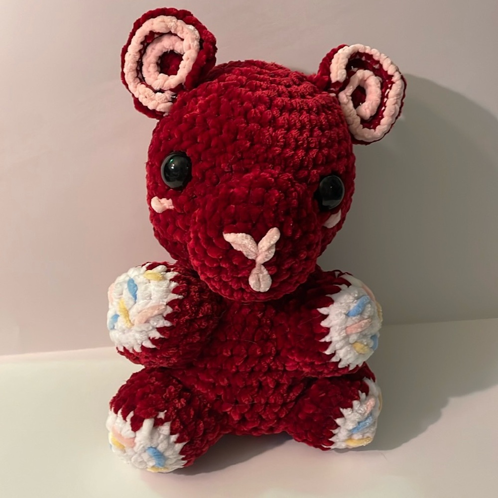 crochet candy bear